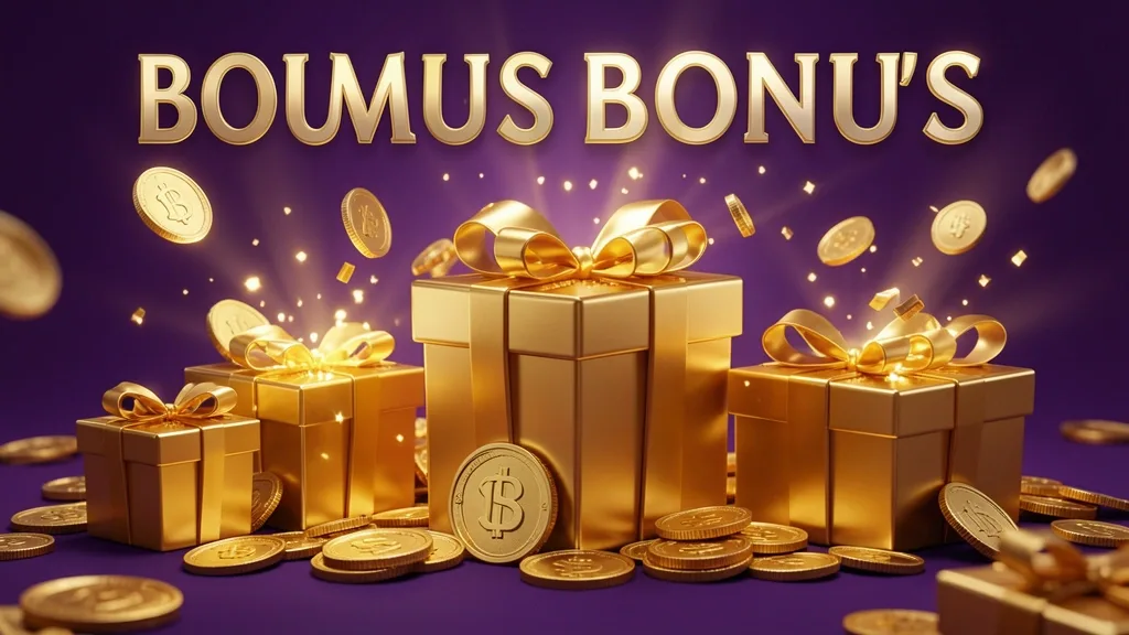Golden coins and gift boxes bursting with light